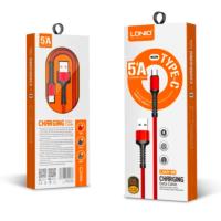 Дата кабель LDNIO LS63 5A Type C Red