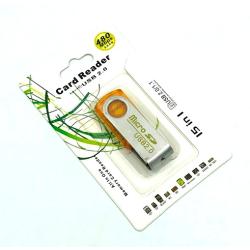 Картридер CR-002 USB to Micro SD Orange