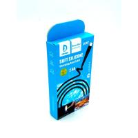 Дата кабель DENMEN D19T Soft Silicone Charging Data Cable Type C 1m 2.4A Black