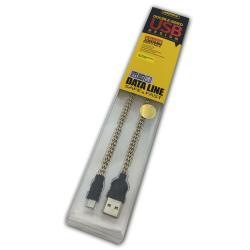 Дата кабель Remax Nylon micro USB Yellow