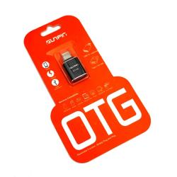 OTG переходник SUNPIN OT-02 (OTG-A) Type C to USB Black