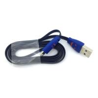 Дата кабель LED SMILE iPhone 5 Black (тех. упаковка)