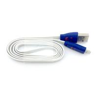 Дата кабель LED SMILE iPhone 5 White (тех. упаковка)