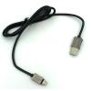 Дата кабель плетенный Sunpin DM-66 Metal USB Cable 3.0A Micro USB 
