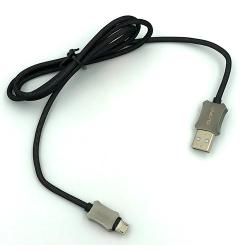 Дата кабель плетенный Sunpin DM-66 Metal USB Cable 3.0A Micro USB 