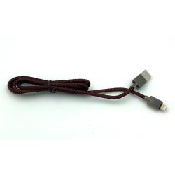 Дата кабель плетенный Sunpin DM-77 Metal Series Cable 3.0A Lightning 