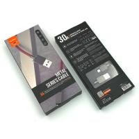 Дата кабель плетенный Sunpin DM-77 Metal Series Cable 3.0A Micro USB 
