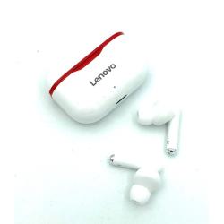 Наушники Bluetooth LENOVO LivePods LP1 Белые с красной вставкой