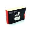 Наушники Bluetooth LENOVO LivePods LP1 Белые с красной вставкой