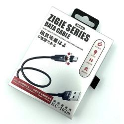 Дата кабель Remax RC-102m Zigie Series Magnet Connection Micro Black