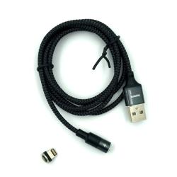 Дата кабель Remax RC-102i Zigie Series Magnet Connection Lighting Black
