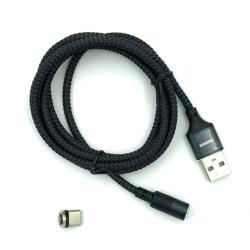 Дата кабель Remax RC-102a Zigie Series Magnet Connection Type C Black