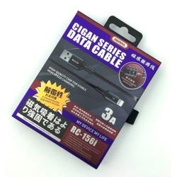 Дата кабель Remax RC-156i Cigan Series 3.0A Powerful Magnet Connection Data Cable Lighting Black