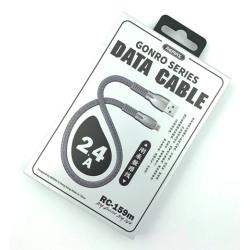 Дата кабель Remax RC-159m Gonro Series 2.4A Micro USB Silver