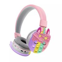 Наушники Bluetooth AKZ K32 Pop IT Pink