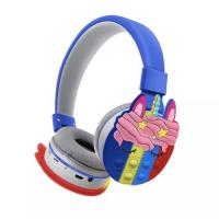 Наушники Bluetooth AKZ K32 Pop IT Dark Blue