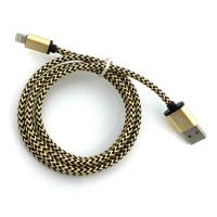 Дата кабель NEYLON PREMIUM iPhone 5 Gold (тех. упаковка)