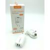 Сетевое ЗУ Sunpin XC-01 (5V/2.4A/2USB) + кабель Micro USB White 