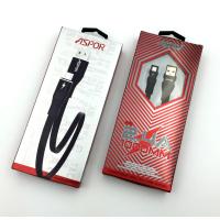 Дата кабель ASPOR A111 micro USB 2.4A 1.2M Black