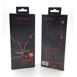 Наушники ASPOR A612 Bluetooth Red