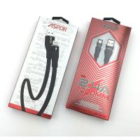 Дата кабель ASPOR A112 Lightning 2.4A 1.2M Black