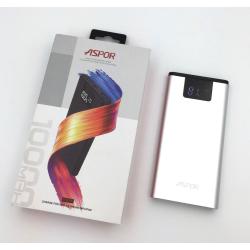 Power Bank ASPOR A375 (10000mAh/2.4A/2USB) Silver