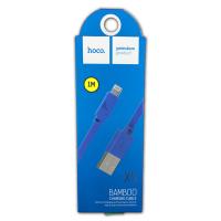 Дата кабель HOCO X5 Bamboo iPhone 5 Blue
