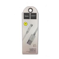 Дата кабель HOCO X5 Bamboo Micro USB White