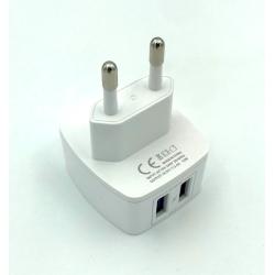 Сетевое ЗУ EMY MY-227  with out cable White (5V/2.4A/2USB)