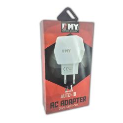 Сетевое ЗУ EMY MY-261 (5V/2.1A/2USB)