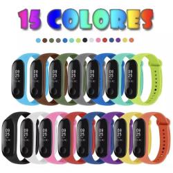 Браслет для смарт часов Mi Band 3 / 4 Mix Color 15 шт