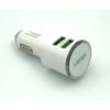 Автомобильное ЗУ LDNIO DL-C29 + cable micro USB White (5V/2.1A/2USB)