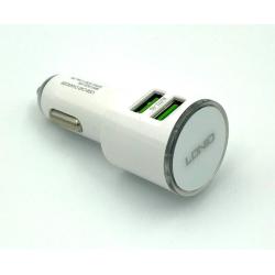 Автомобильное ЗУ LDNIO DL-C29 + cable micro USB White (5V/2.1A/2USB)