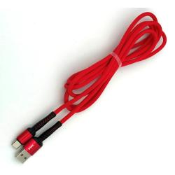 Дата кабель EMY MY-452-2 Type C Red 2 m