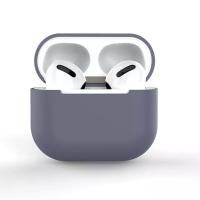 Чехол силиконовый Apple AirPods 3 Blue Grey