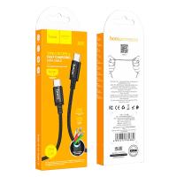 Дата кабель HOCO X89 Type C to Type C 60W 1m Black