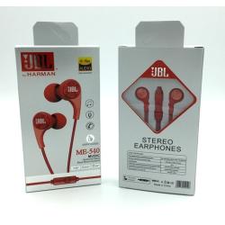 Наушники JBL ME-540 + mic Red
