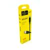 Дата кабель силиконовый DENMEN D01T 2.4A Type C Black