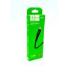 Дата кабель плетенный DENMEN D02L 2.4A Lightning Black