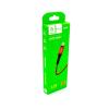 Дата кабель плетенный DENMEN D02L 2.4A Lightning Red