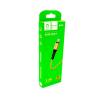 Дата кабель плетенный DENMEN D02L 2.4A Lightning Gold
