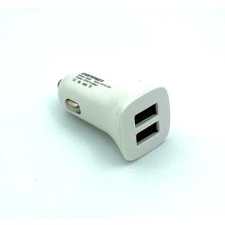 Автомобильное ЗУ DENMEN DZ06 (5V/2.4A/2USB) White