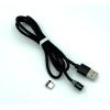 Дата кабель Metal Magnetic 360 DENMEN D09T Type C Black