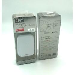 Сетевое ЗУ EMY MY-230Q + cable micro USB (5-9V/2.4A/2USB/1QC2.0)