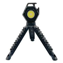 Cветодиодный фонарь на аккумуляторе с триногой W5130 Black