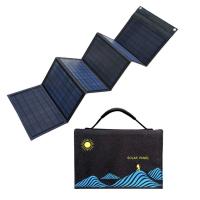 Складная солнечная панель Solar Panel Charger 30W Black