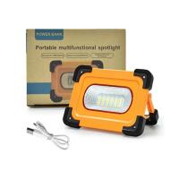 Фонарь + Power Bank с солнечной панелью 9000 mAh Orange