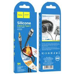 Кабель AUX HOCO UPA22 Audio Cable Type C 1m Black