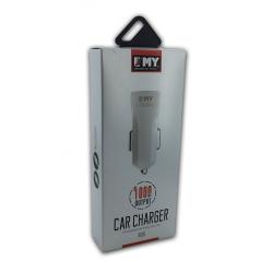 Автомобильное ЗУ EMY MY-110 + cable iPhone5 (5V/1A/1USB)