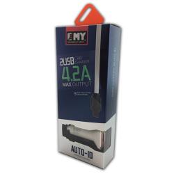 Автомобильное ЗУ EMY MY-115 with out cable (5V/4.2A/2USB)